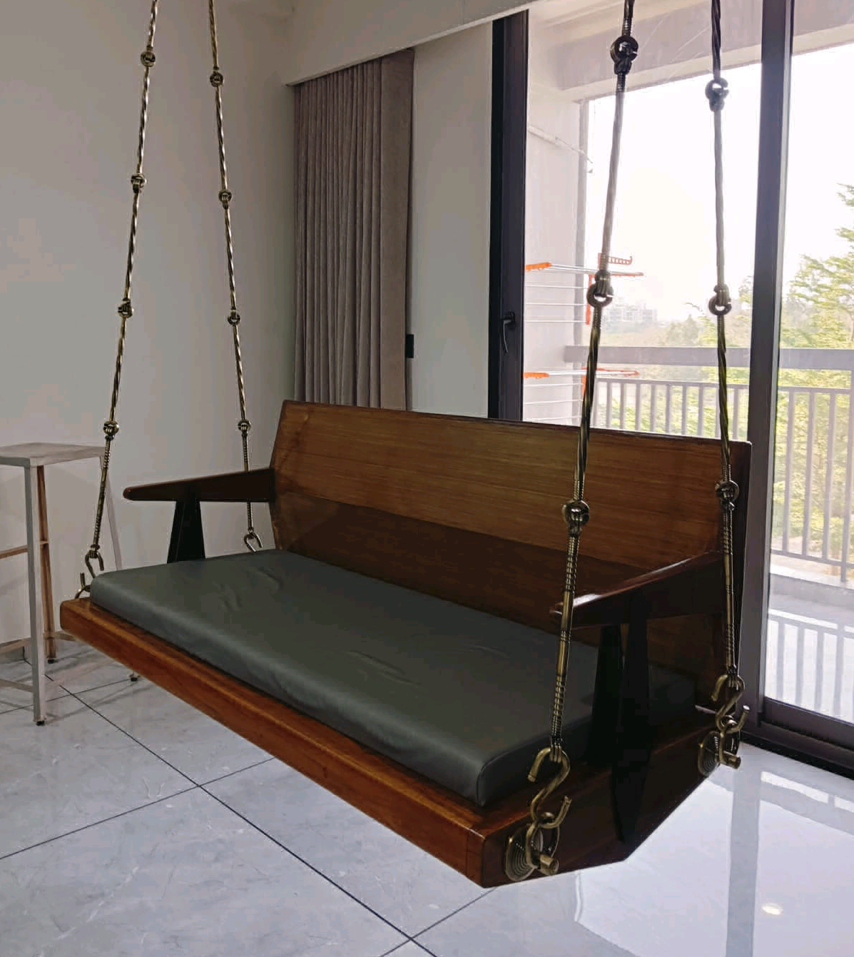 Wooden Hanging Revarseble Stylish Swing 